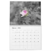 旧式のバラ カレンダー (2月 2026)