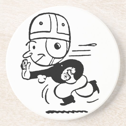 旧式のフットボール コースター (正面)