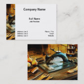 旧式のミシン 名刺 (正面/裏面)