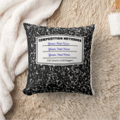 旧式のレトロの構成のノート クッション (ブランケット)