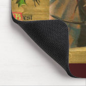 旧式の国のメリークリスマス マウスパッド (コーナー)