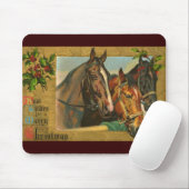 旧式の国のメリークリスマス マウスパッド (マウス)