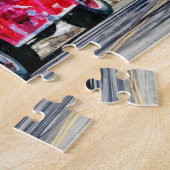 旧式の普通消防車 ジグソーパズル (側面)