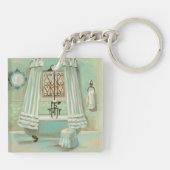 旧式の浴室 キーホルダー (裏面)