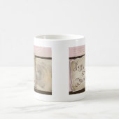 旧式の第80誕生日の挨拶 コーヒーマグカップ (中央)