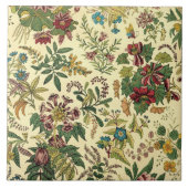 旧式の花の豊富 タイル (正面)