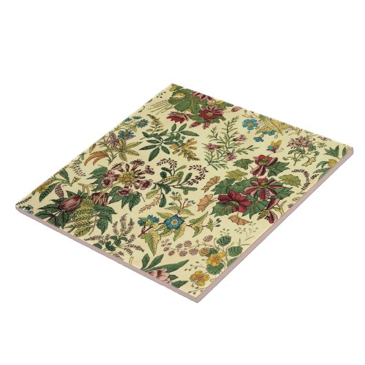 旧式の花の豊富 タイル (側面)