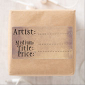 旧式の芸術および技術の販売のラベル、ブランク ラベル (インサイチュ)