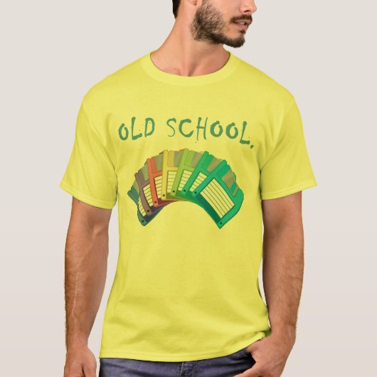 旧式フロッピーディスク Tシャツ (正面)