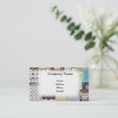 旧式ボタンのコレクション 名刺 (スタンド正面)