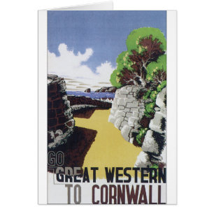 旧式旅行ポスターGreat Western