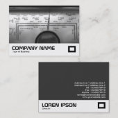 旧式英国ラジオダイヤル 名刺 (正面/裏面)