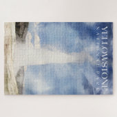 旧忠実なパズル、イエローストーン20"x30"パズル ジグソーパズル (横)