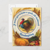 旧感謝状ファッションドはがき シーズンポストカード (正面/裏面)