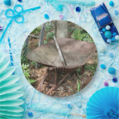 旧手押し花園をテーマにしたパーティー ペーパープレート (パーティー)