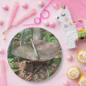 旧手押し花園をテーマにしたパーティー ペーパープレート (パーティー)