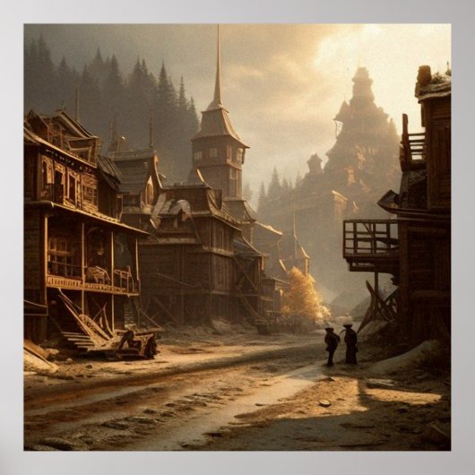 旧放棄19世紀の町メイン通り2 ポスター (正面)