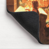 旧教室のシーン絵画のファインアート マウスパッド (コーナー)