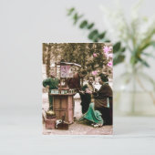 旧日本甘酒商ヴィンテージ ポストカード (スタンド正面)