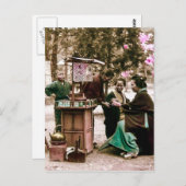 旧日本甘酒商ヴィンテージ ポストカード (正面/裏面)