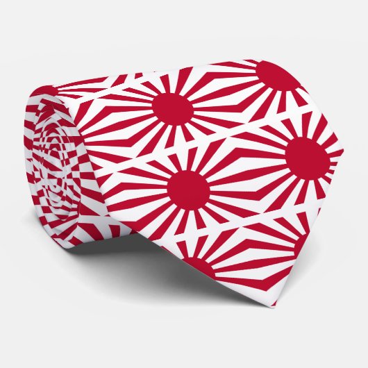 旧日本軍の朝日戦争の旗 ネクタイ (ロール)