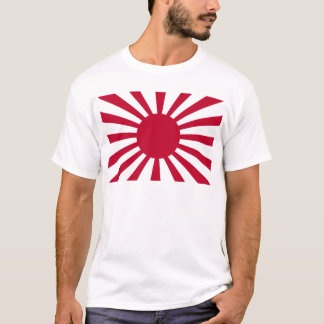 旧日本軍の朝日戦争の旗 Tシャツ
