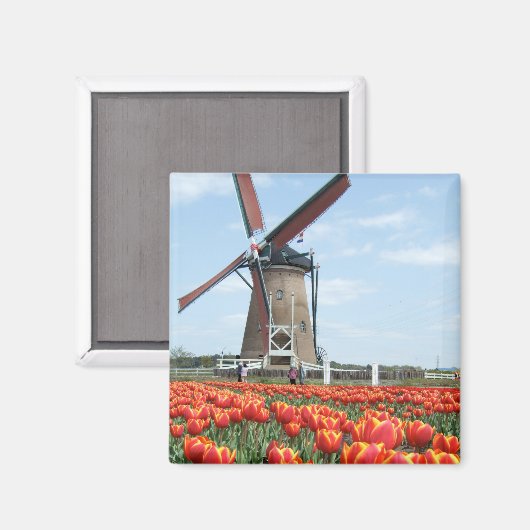 旧日本風車 マグネット (正面/裏面)