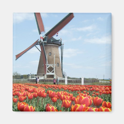 旧日本風車 マグネット (正面)