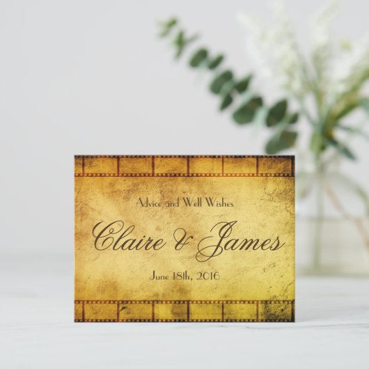 旧映画結婚アドバイス アドバイスカード (スタンド正面)