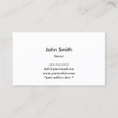 旧木グランジ質感モダン名刺 名刺 (裏面)