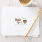 旧木ファッションド焚きタップ&バケットメープルシロップ ラベル (インサイチュ)