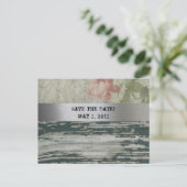 旧木材ヴィンテージフランスの保存日 案内ポストカード (スタンド正面)