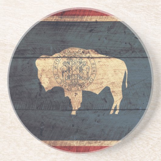 旧木材消光国旗 コースター (正面)