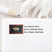 旧木材消光国旗 ラベル (インサイチュ)