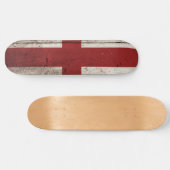 旧木目イギリス国旗 スケートボード (横)