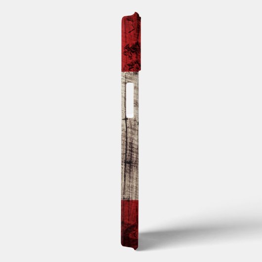 旧木目カナダ国旗 Case-Mate iPhoneケース (裏面 / 右)