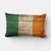 旧木造アイルランド国旗 ランバークッション (裏面)
