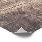 旧木造シンガポール国旗 ポスター (角)