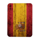 旧木造スペイン国旗 マグネット (縦)