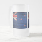 旧木造ニュージーランド国旗; フロストグラスビールジョッキ (正面左)