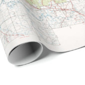 旧木里地江国立森林地図（1967年） ラッピングペーパー (ロールコーナー)