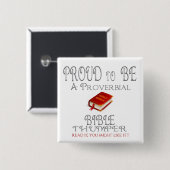 旧来の聖書の賛辞 缶バッジ (正面&裏面)