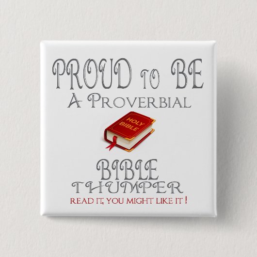 旧来の聖書の賛辞 缶バッジ (正面)