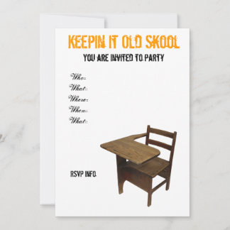 旧校パーティー 招待状