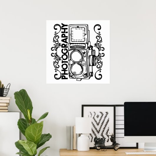 旧校写真 ポスター (ホームオフィス)