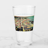 旧校地マイアミ，フロリダ州(MIA)ダウンタウン1960年代 タンブラーグラス (正面)