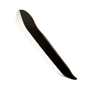 旧校白黒デッキ スケートボード