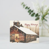 旧校舎のホリデーシーズン ポストカード (スタンド正面)