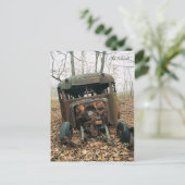 旧校舎バスはがき ポストカード (スタンド正面)