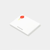 旧正中国の月灯籠春名文字 ポストイット (アングル)